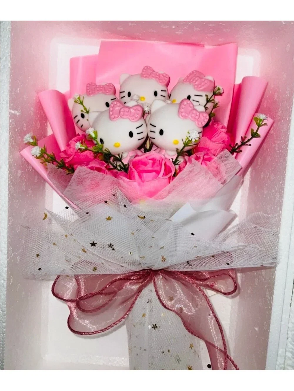 Hello kitty bouquet!! Birthday gift, handmade 14inches